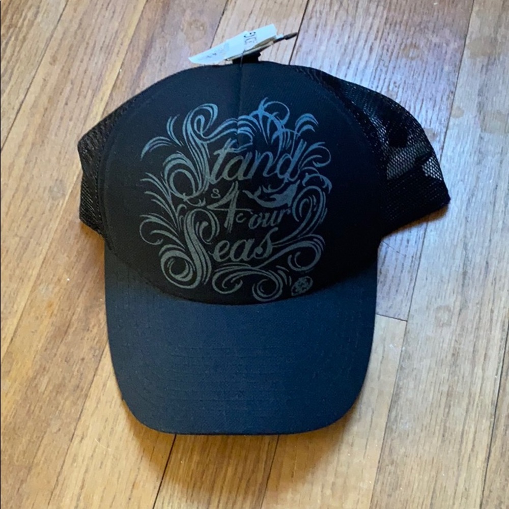 NWT Billabong Black Snap Back Hat